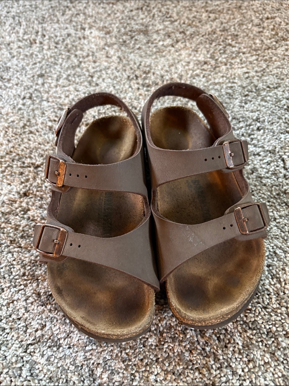 Birkenstock leather sandals sz29.
